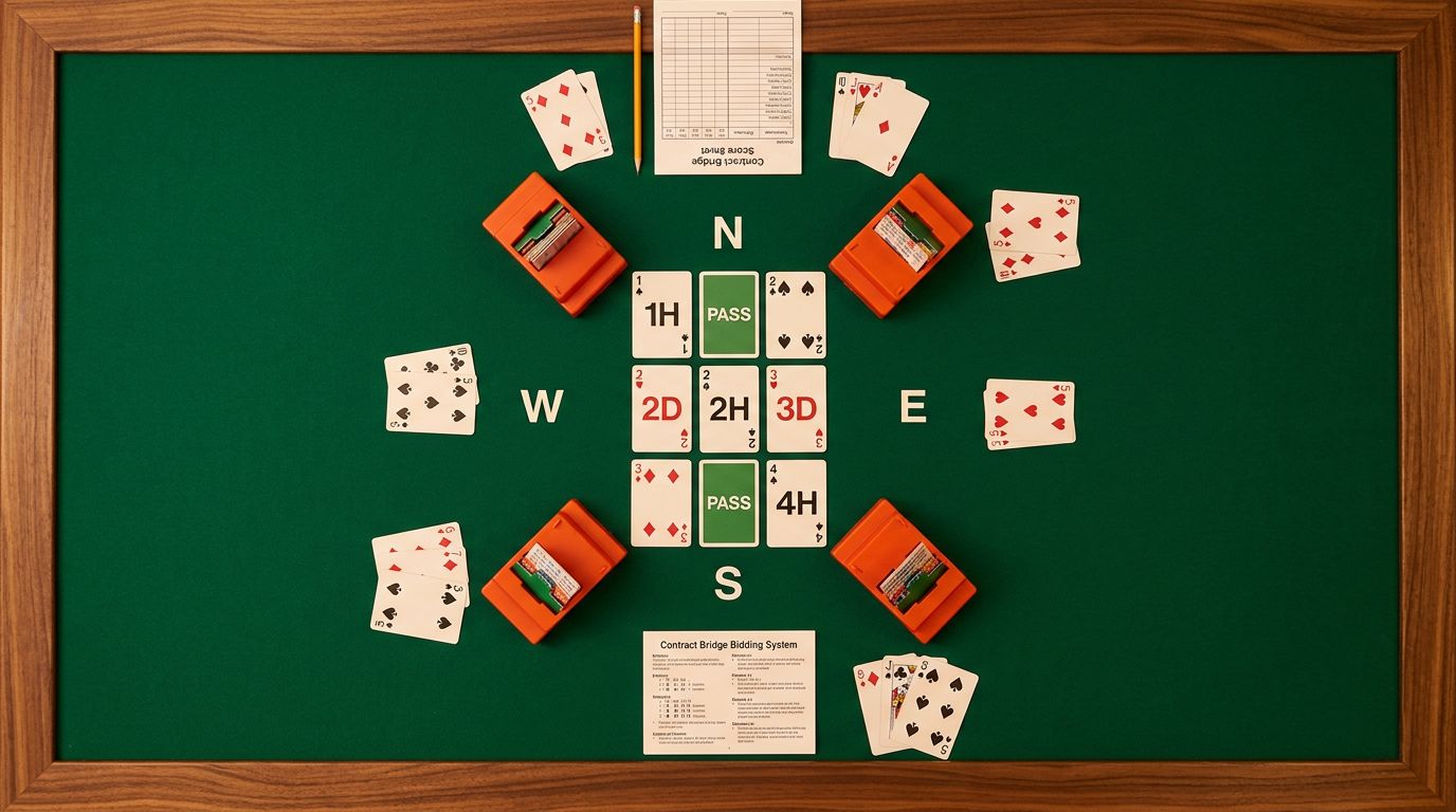 Master ACOL bidding, the British bridge standard. Learn weak notrump, four-card majors, and why this natural system d...