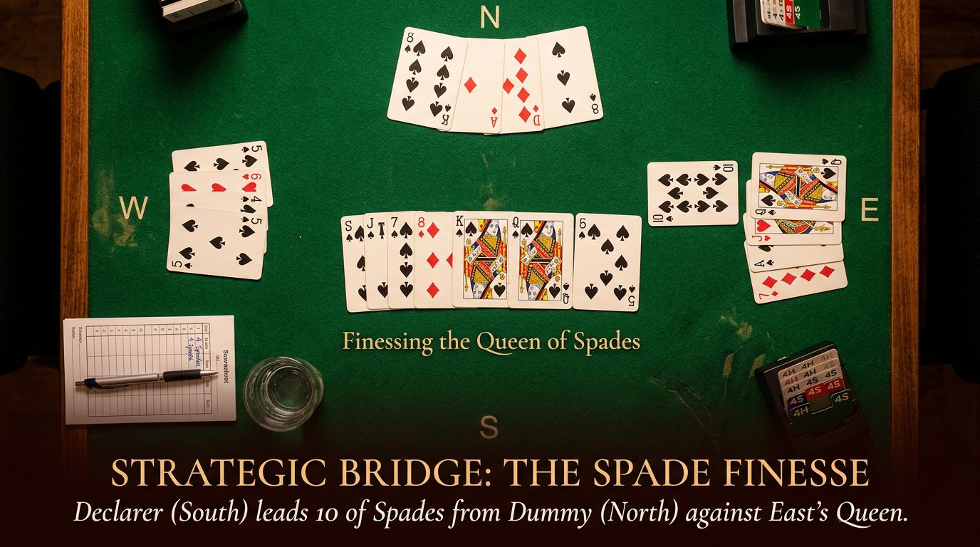 Learn when and how to establish long suits in bridge. Master timing decisions, entry management, and transportation p...