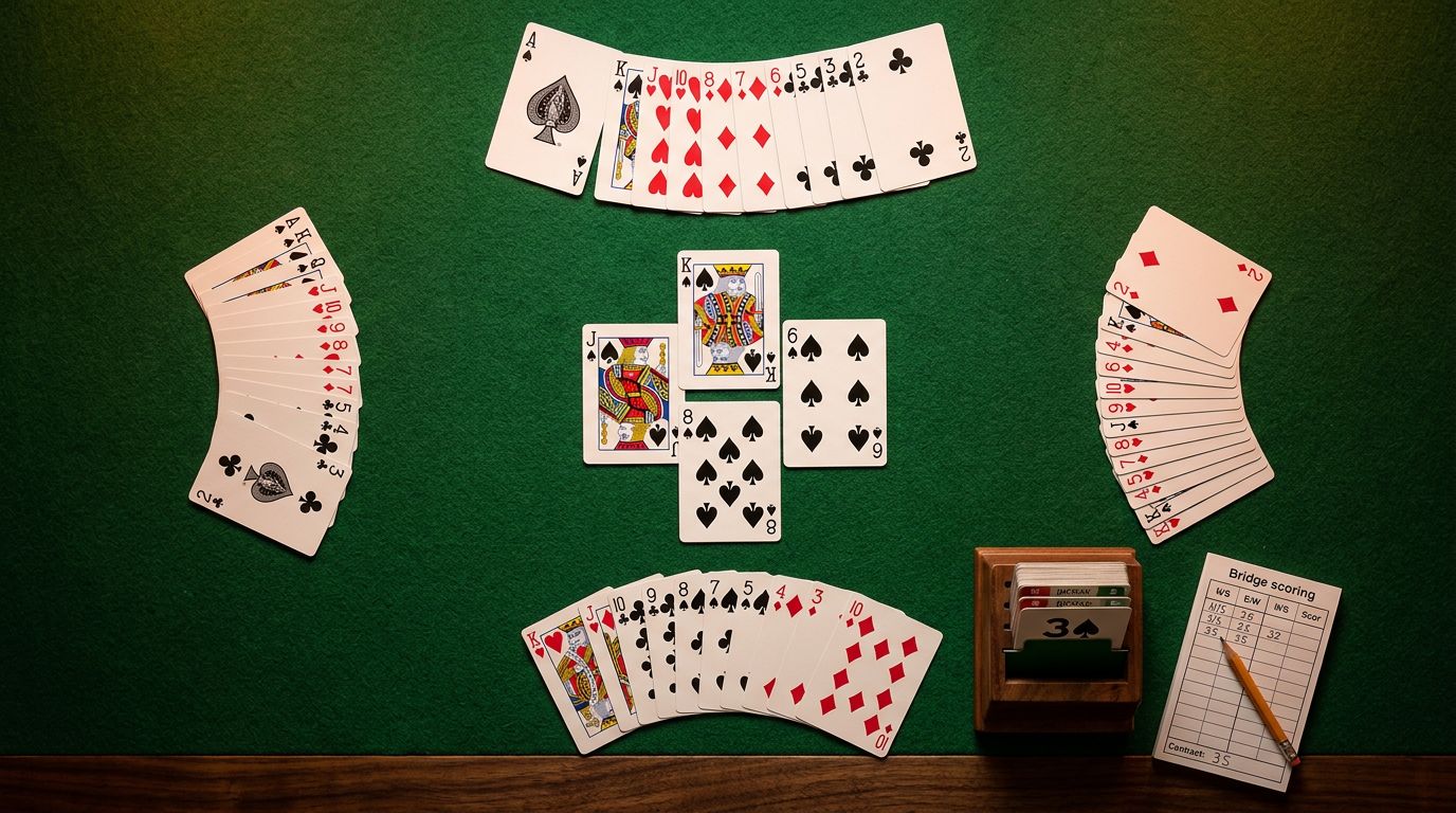 Master the hold-up play in bridge - refusing to win a trick to disrupt defender communication. Learn when to hold up,...