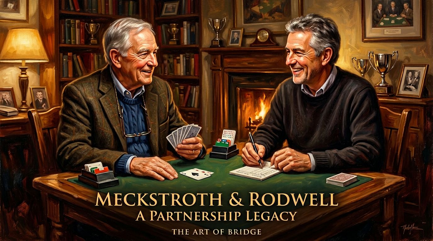 Jeff Meckstroth and Eric Rodwell have played together since 1978, won 15+ world championships, revolutionized bidding...