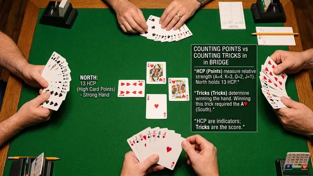 Learn why counting tricks beats counting points in bridge. Discover how to shift from point-counting to trick-taking ...