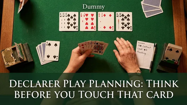 Master the art of planning your play as declarer. Learn when to count winners vs losers, how to identify the danger h...