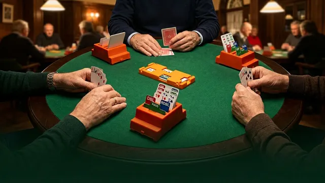 Bridge strategy illustration for bridge doubles guide: takeout, negative, penalty & respon...