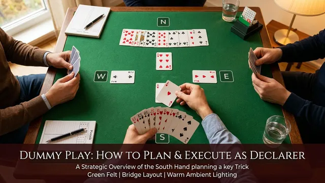 Master the fundamentals of dummy play in bridge. Learn how to count winners and losers, plan your hand, and avoid com...