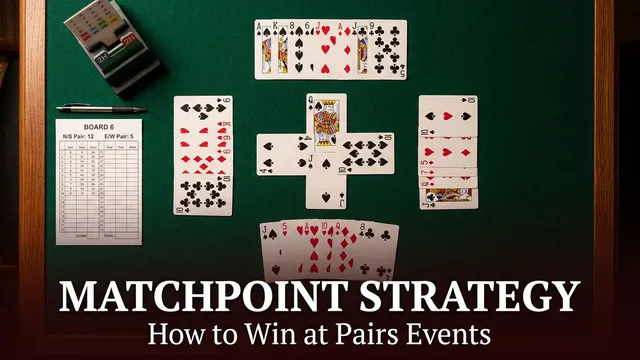 Learn how to play bridge for matchpoints. Master when to risk your contract for overtricks, play for tops vs avoiding...