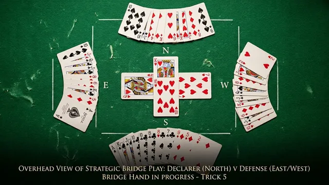 Bridge strategy illustration for planning the play: how to analyze dummy and form your str...