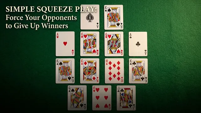 Learn how squeeze plays work in bridge. Understand the three essential elements, recognize squeeze positions at the t...