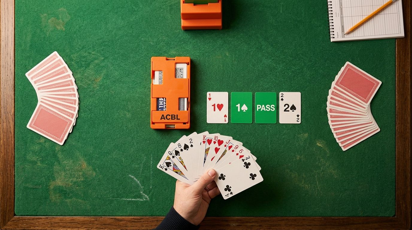 Bridge strategy illustration for transfer bids: jacoby, texas, minor suit & advanced trans...